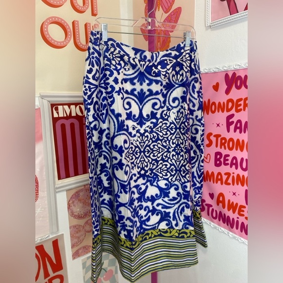 NWT HINSON WU Gloria Ceramic Tile Print
Skirt - Picture 2 of 6